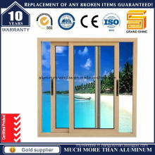 Fenêtres coulissantes en verre en aluminium pour balcon